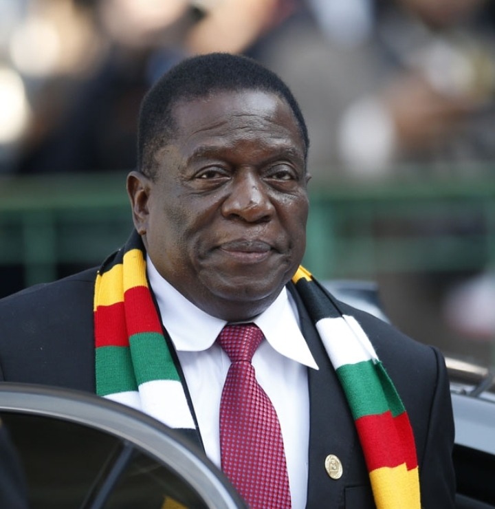 Zimbabwean President Emmerson Dambudzo Mnangagwa
