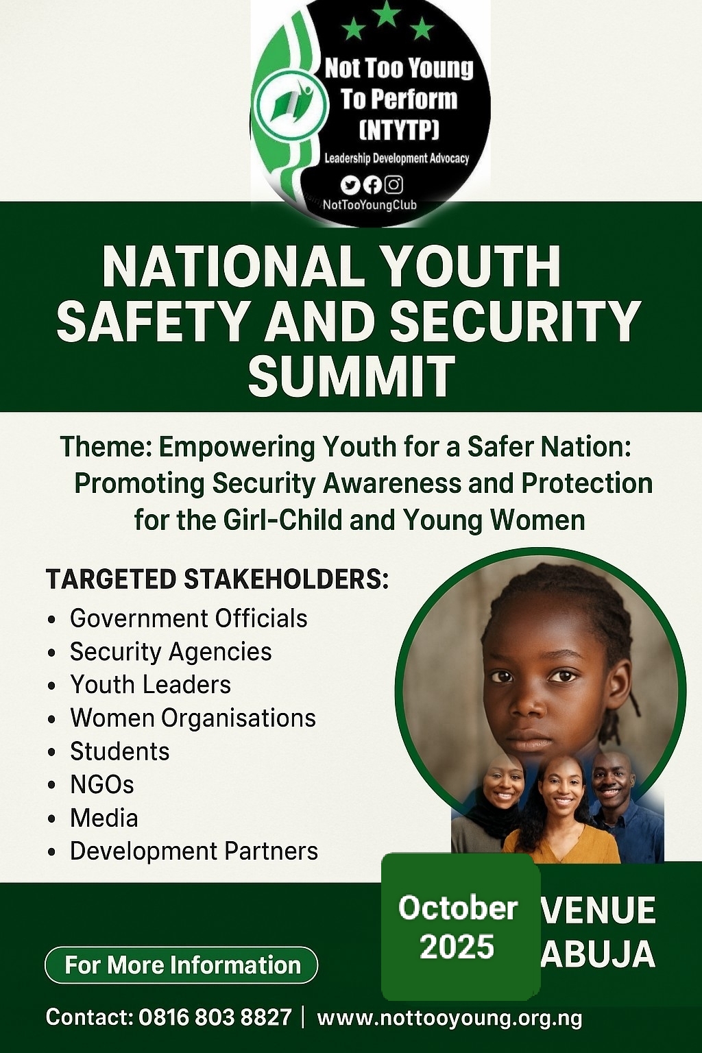 NTYTP National Youth Safety and Security Summit 2025